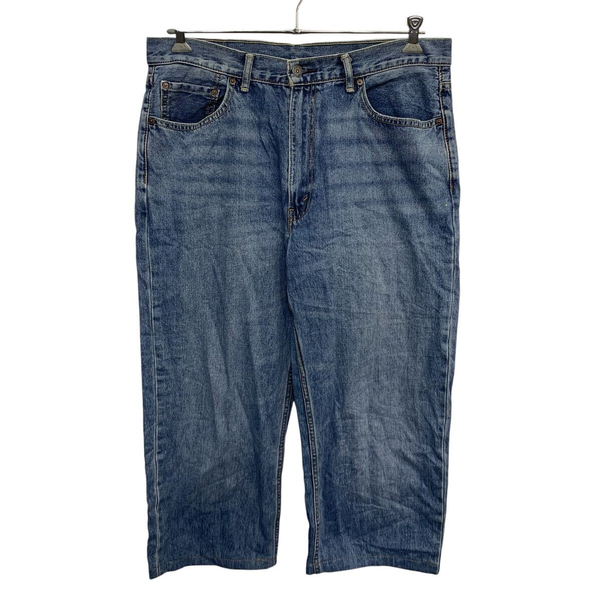 【中古】【古着】 Levi's 550 デニムパンツ W36 ブルー リーバイス ジップアップ カジュアル アメカジ ジーンズ 古着卸 アメリカ仕入 2509-166