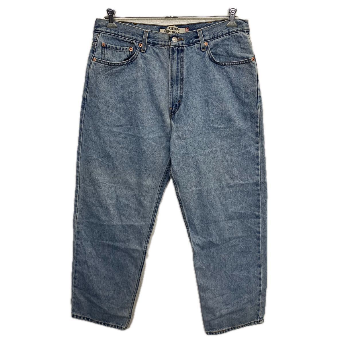  Levi's デニムパンツ W38 ブルー リーバイス ジップアップ ビッグサイズ カジュアル アメカジ ジーンズ 古着卸 アメリカ仕入 2509-170
