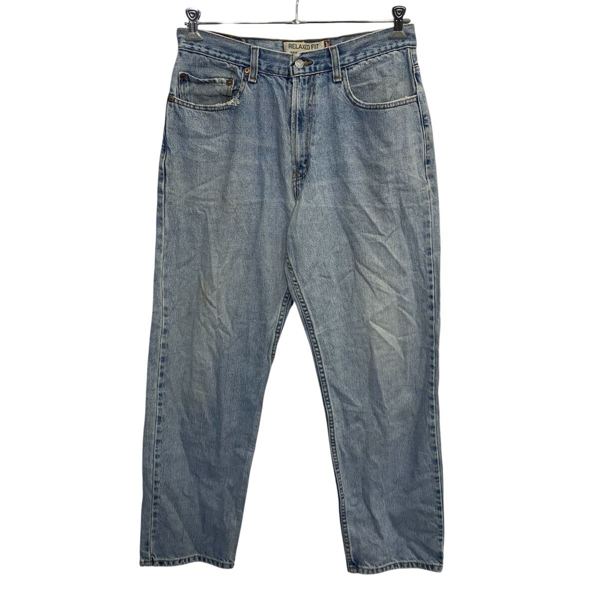 Pants - 【中古】【古着】 Levi's 550 デニムパンツ W34 ライトブルー リーバイス ジップアップ カジュアル アメカジ ジーンズ 古着卸 アメリカ仕入 2509-198