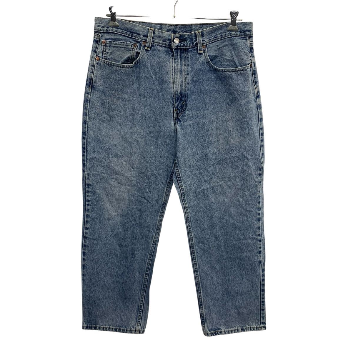 【中古】【古着】 Levi's 550 デニムパンツ W36 ブルー リーバイス ジップアップ カジュアル アメカジ ジーンズ 古着卸 アメリカ仕入 2509-215(4.0)