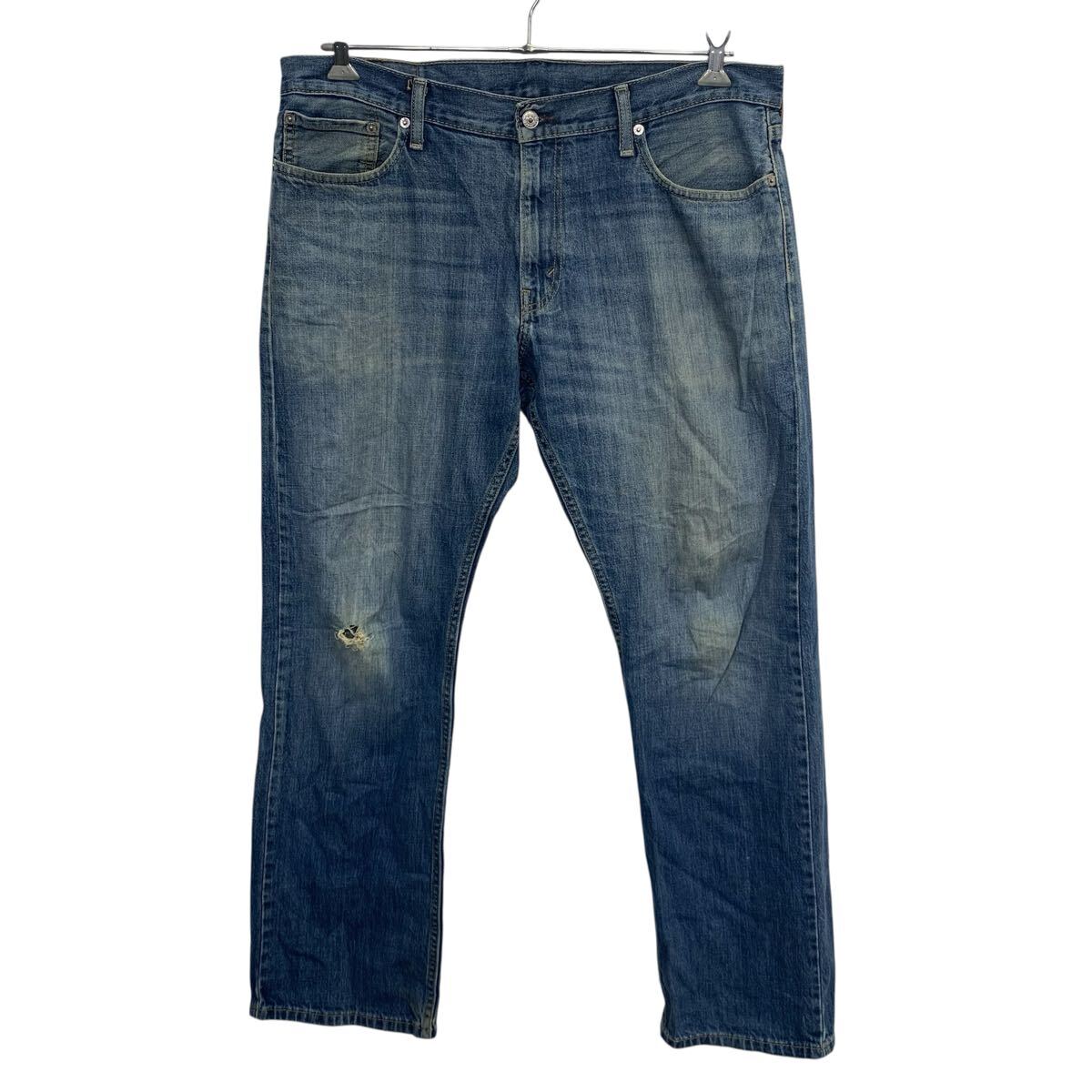【中古】【古着】 Levi's 514 デニムパンツ W36 ブルー リーバイス ジップアップ メキシコ製 カジュアル アメカジ ジーンズ 古着卸 アメリカ仕入 2509-232