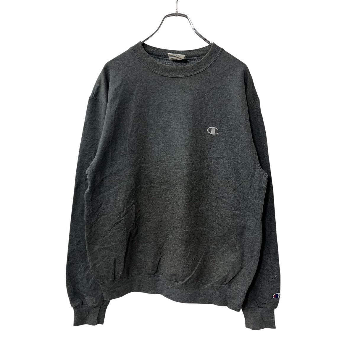 Rakuten - 【中古】【古着】 Champion ロゴスウェット トレーナー M グレー チャンピオン カットソー ワンポイントロゴ トップス 古着卸 アメリカ仕入 a709-5222