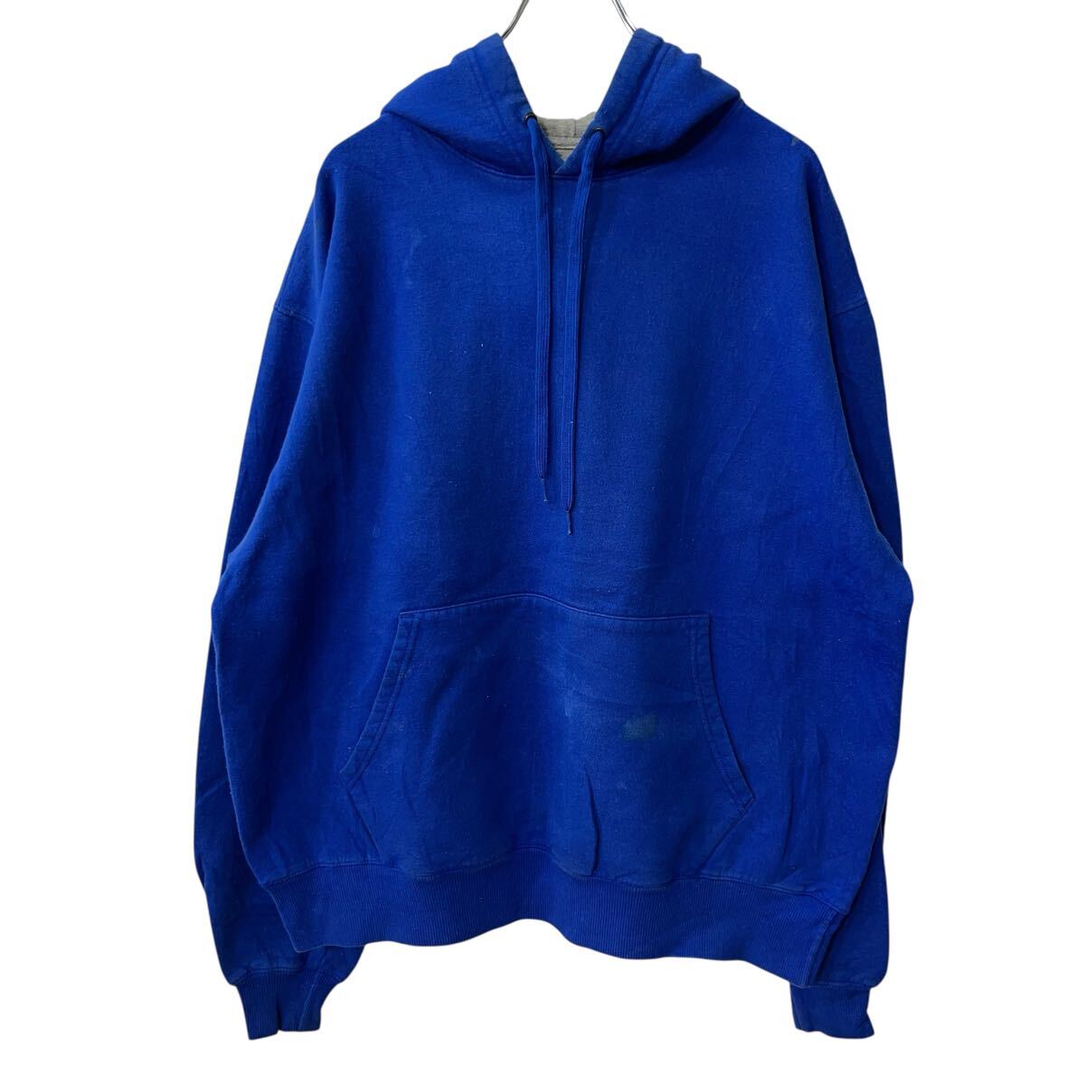 Other - 【中古】【古着】 Champion ロゴスウェット パーカー L ブルー チャンピオン フーディー プルオーバー ワンポイントロゴ 古着卸 アメリカ仕入 a709-5378