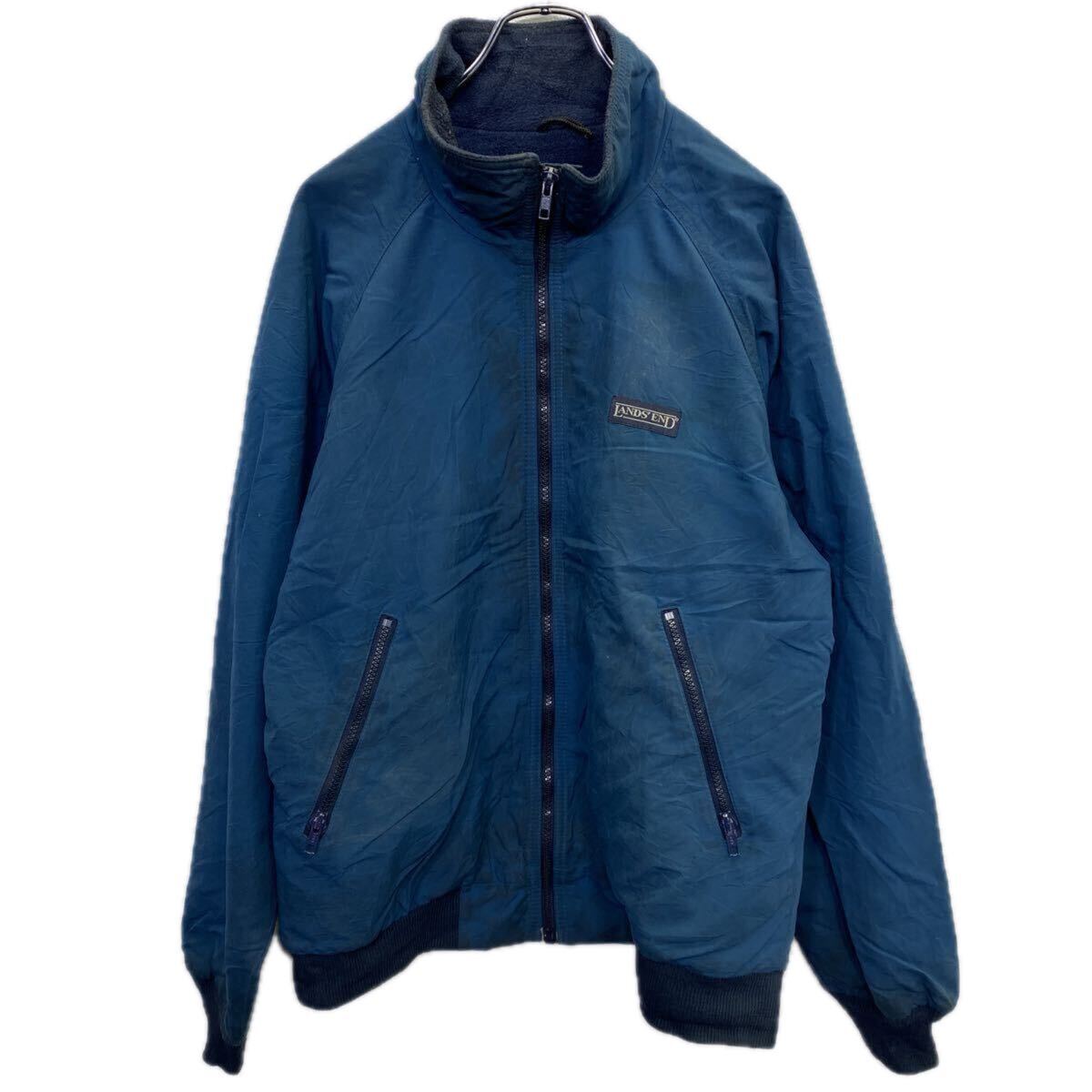 Lands' end Warm up Jacket ブルゾン ナイロンジャケット 2025年最新】LANDS'END メンズ ナイロンジャケットの人気アイテム