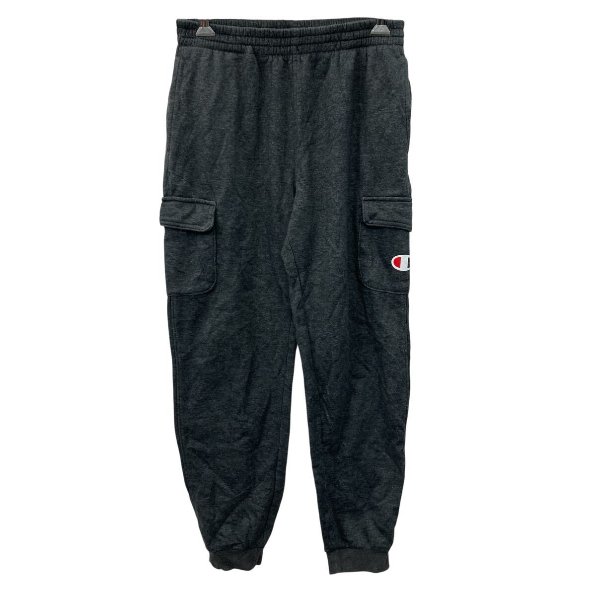 【中古】【古着】 Champion スウェットパンツ XL チャコールグレー チャンピオン ウエストゴム カーゴパンツ ボトムス 裏起毛 古着卸 アメリカ仕入 2509-437
