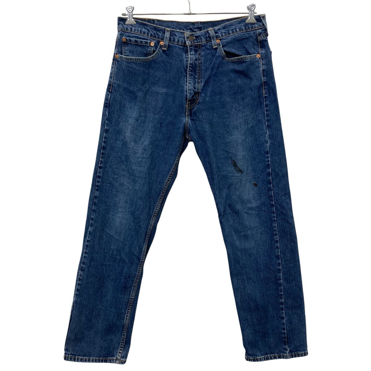 【中古】【古着】 Levi's 505 デニムパンツ W36 インディゴブルー リーバイス ジップアップ カジュアル アメカジ ジーンズ 2509-606
