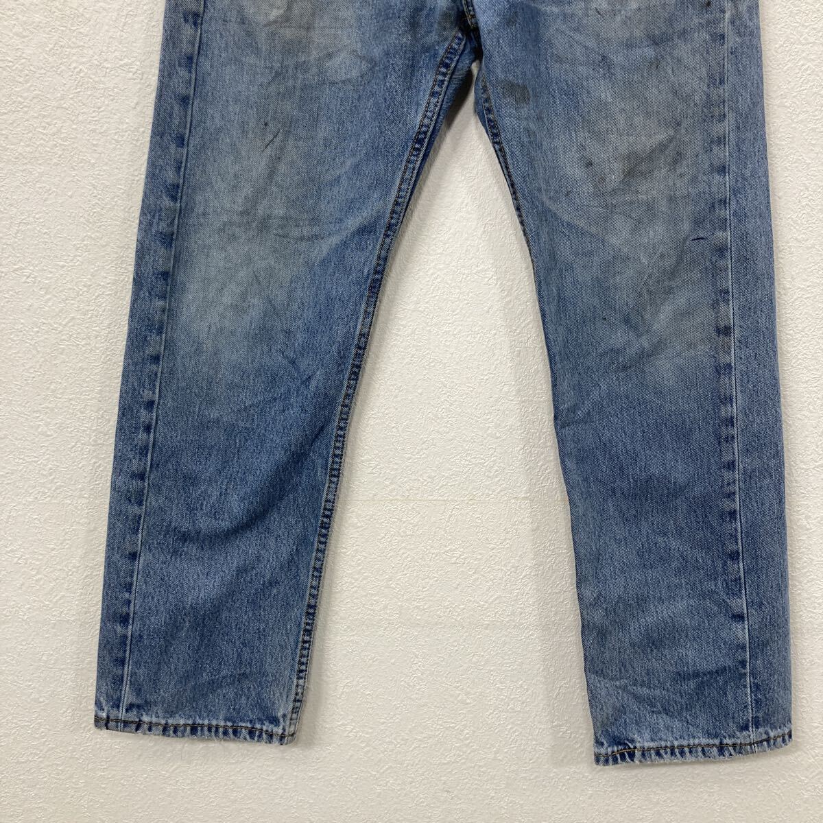 古着屋DENの【中古】【古着】 Levi's 505 デニムパンツ W33 インディゴブルー リーバイスジップアップ コットン100% カジュアル ジーンズ 2509-610｜アングル3