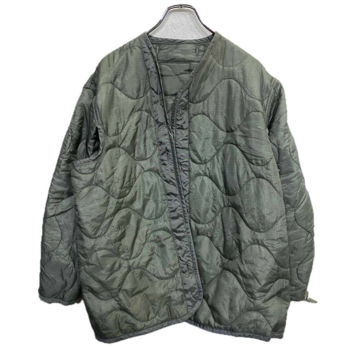 定制夹克 - 【中古】【古着】 AMERICAN APPAREL ミリタリー フィールドジャケット用 ライナー S オリーブ アメリカンアパレル 古着卸 アメリカ仕入 a709-6437