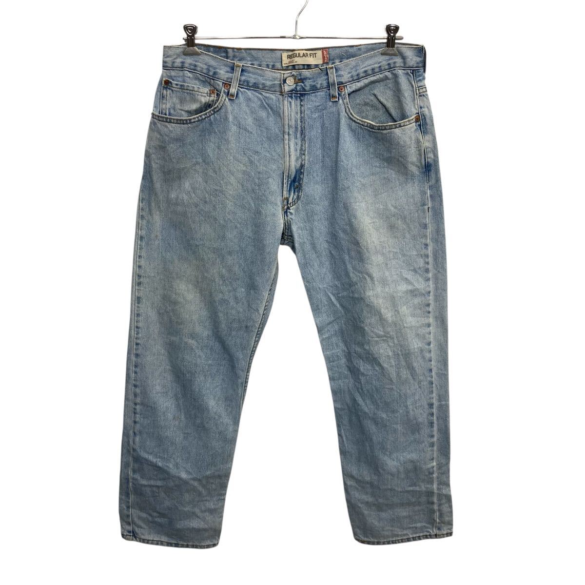 【中古】【古着】 Levi's 505 デニムパンツ W38 ライトブルー リーバイス ジップアップ アメカジ ジーンズ デニム コットン ビッグサイ..