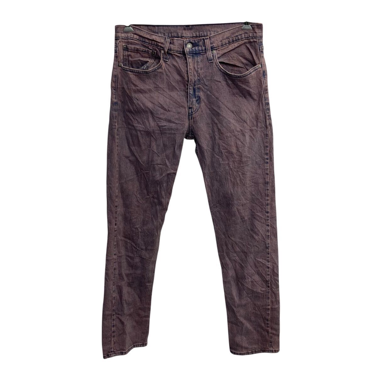 【中古】【古着】 Levi's 502 デニムパンツ W34 パープル系 リーバイス ジップアップ アメカジ ジーンズ デニム コットン 2510-340