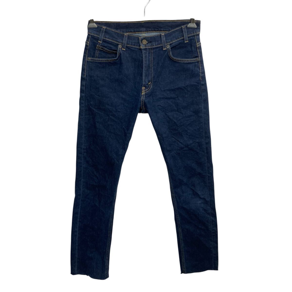 【中古】【古着】 Levi's 502 デニムパンツ W28 インディゴ リーバイス ジップアップ アメカジ ジーンズ デニム コットン 2510-387
