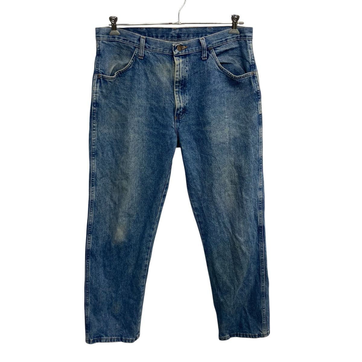  RUSTLER デニムパンツ W36 ライトブルー ラスラー ジップアップ メキシコ製 アメカジ ジーンズ デニム コットン 2510-391