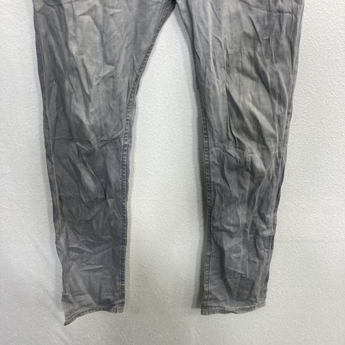 【中古】【古着】 Diesel デニムパンツ W31 ライトグレー ディーゼル ボタンフライ アメカジ ジーンズ デニム コットン 2510-490