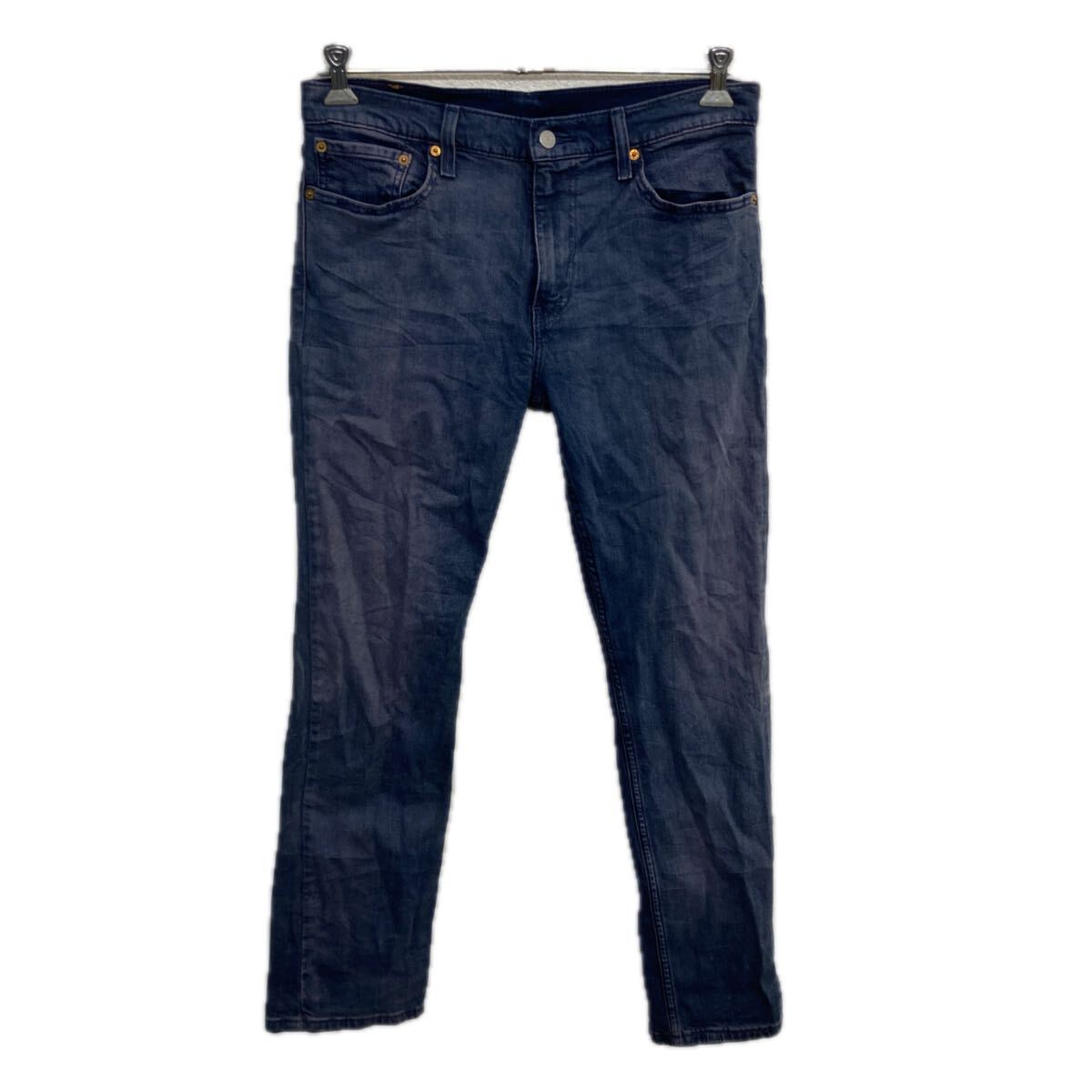 【中古】【古着】 Levi's 511 デニムパンツ W33 ネイビー リーバイス ジップアップ アメカジ ジーンズ デニム コットン 2511-119