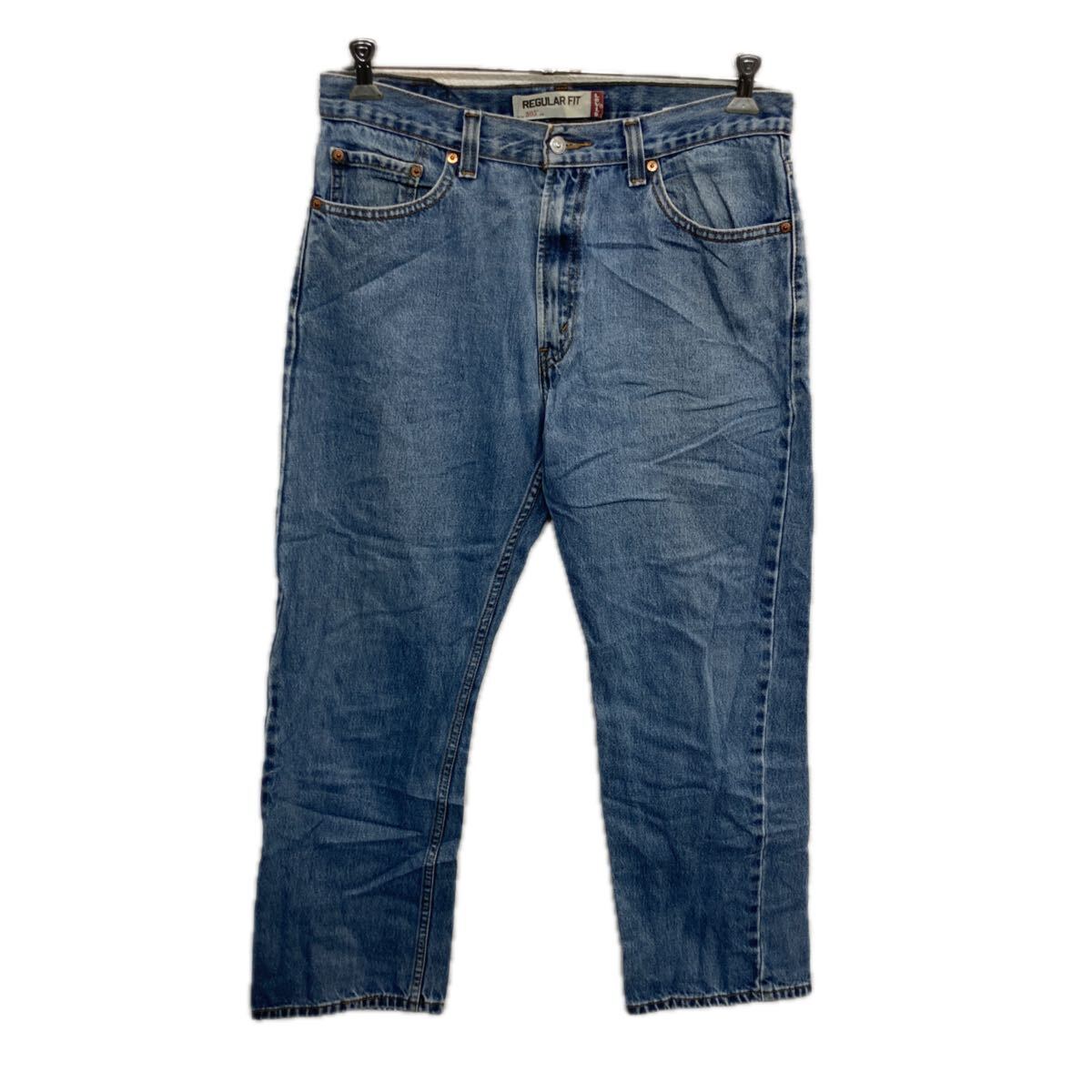 Rakuten - 【中古】【古着】 Levi's 505 デニムパンツ W34 ライトブルー リーバイス ジップアップ アメカジ ジーンズ デニム コットン 2511-207