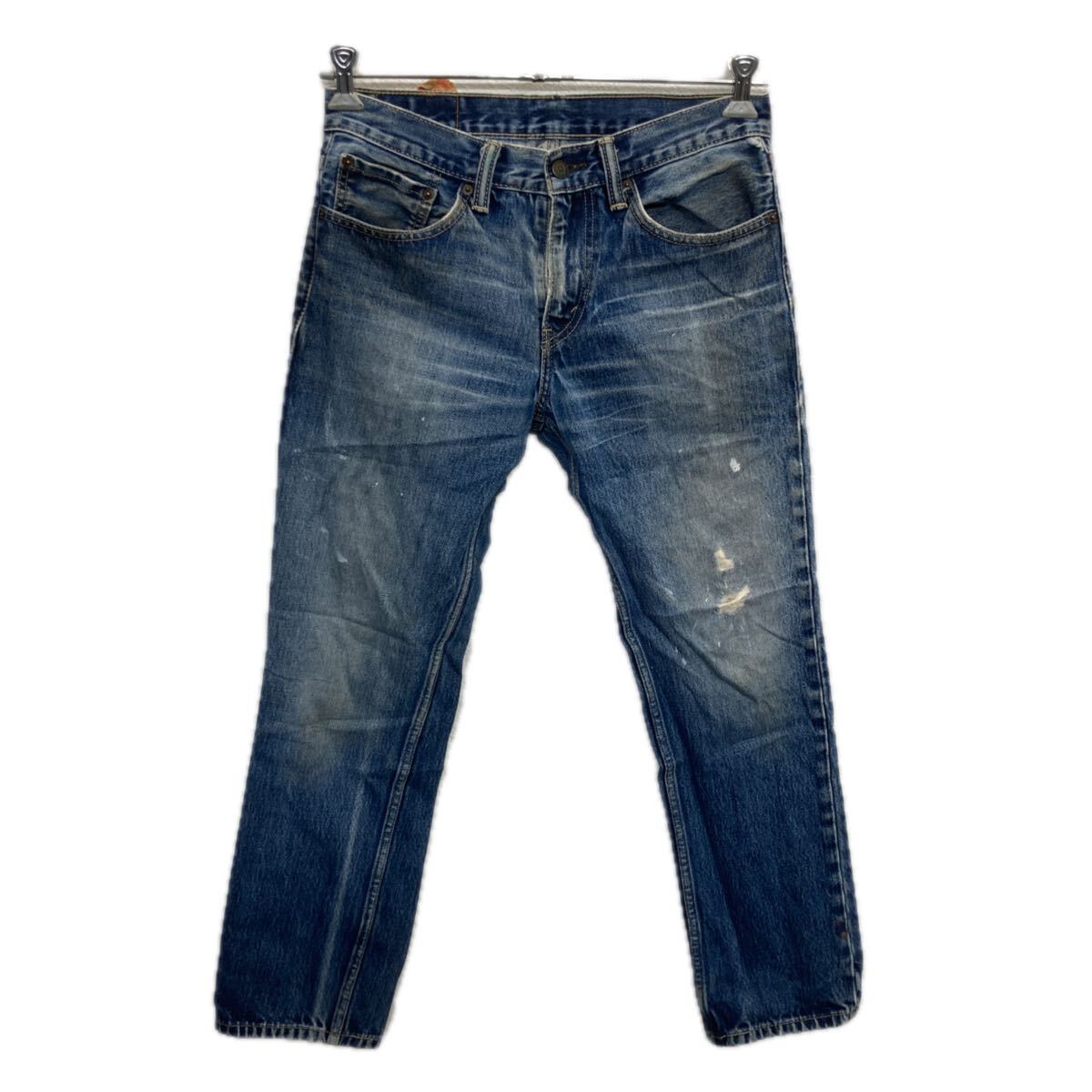 【中古】【古着】 Levi's 511 デニムパンツ W31 ブルー リーバイス ジップアップ アメカジ ジーンズ デニム コットン 2511-243