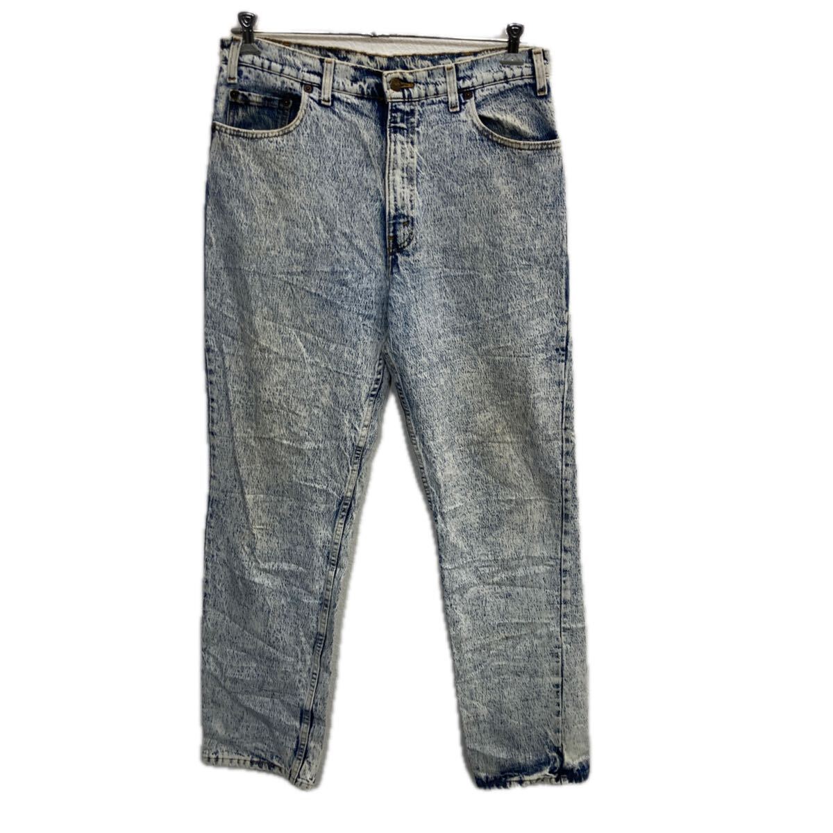 【中古】【古着】 Levi's 540 デニムパンツ XL〜 ホワイト系 ストーンウォッシュ リーバイス ジップアップ アメカジ ジーンズ デニム コットン 2511-284