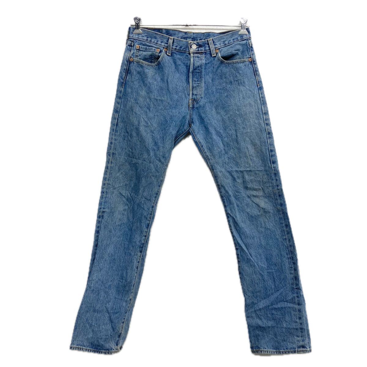 【中古】【古着】 メキシコ製 Levi's 501 デニムパンツ W30 ウォッシュインディゴ リーバイス ボタンフライ アメカジ ジーンズ 2511-301