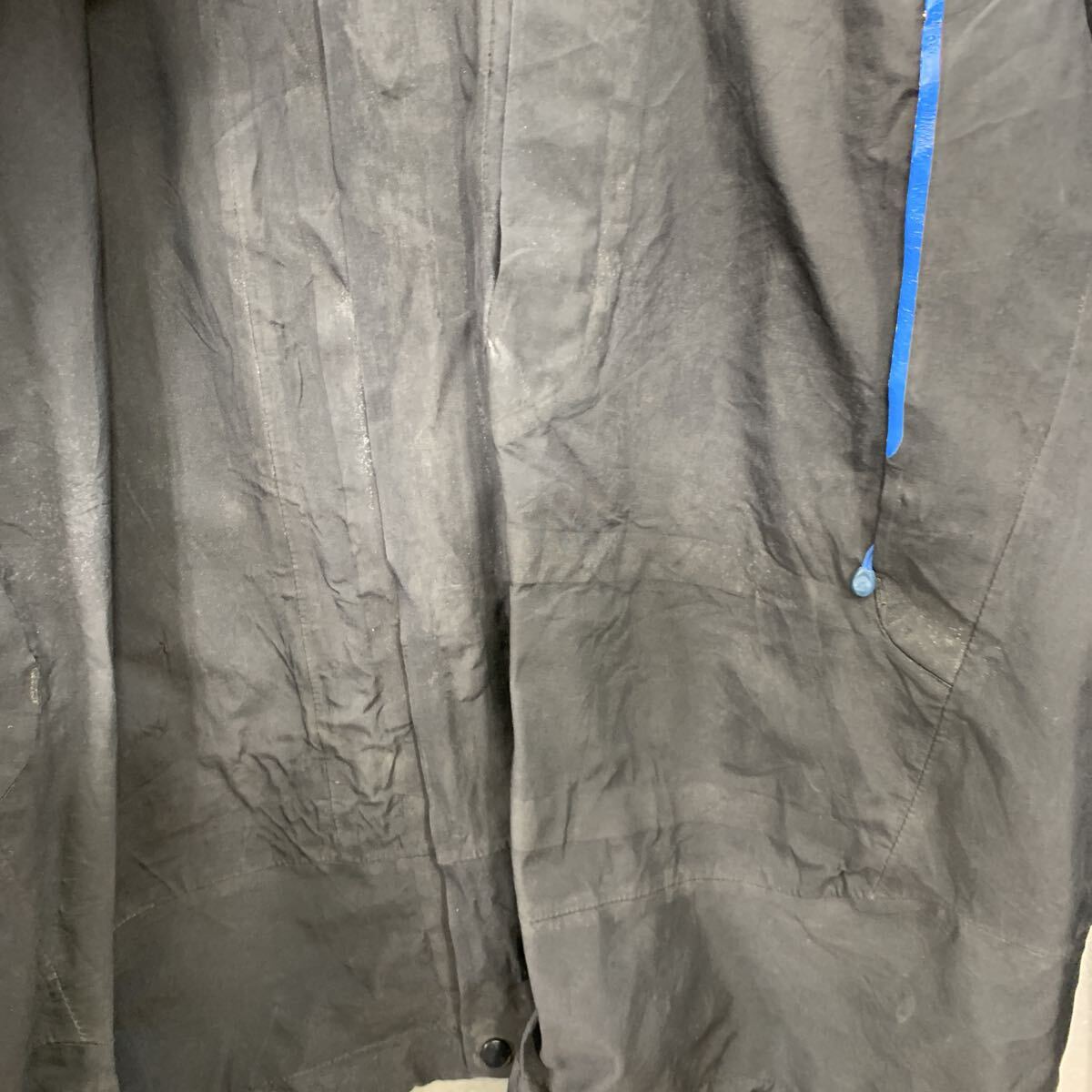 【中古】【古着】 MOUNTAIN EQUIPMENT ジャケット L ブラック ジップアップ 無地 マウンテンパーカー スポーティー 無地ジャケット 薄手 春物 a711-6620