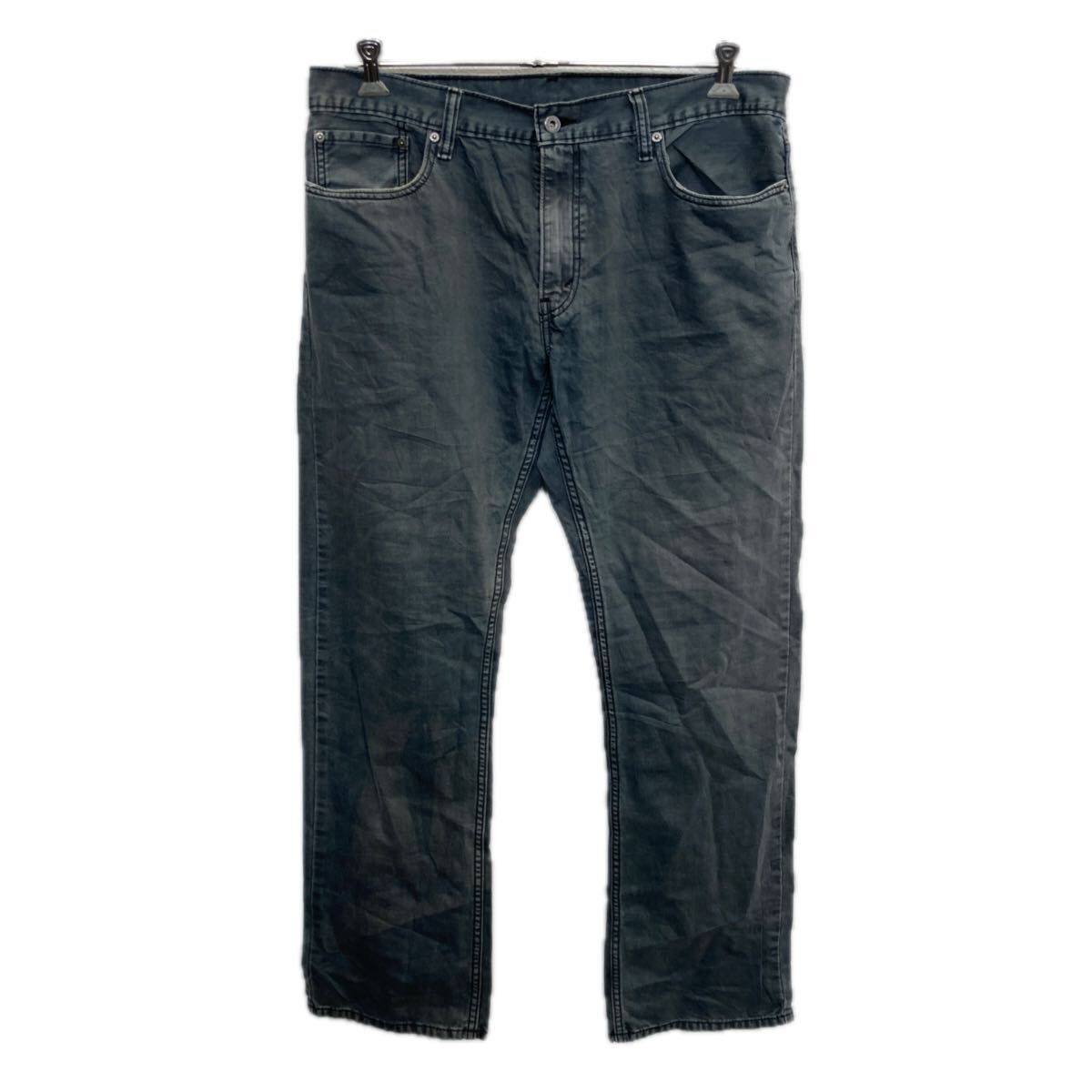 【中古】【古着】 Levi's 514 デニムパンツ W36 グレー リーバイス ジップアップ アメカジ ジーンズ デニム コットン 2512-54