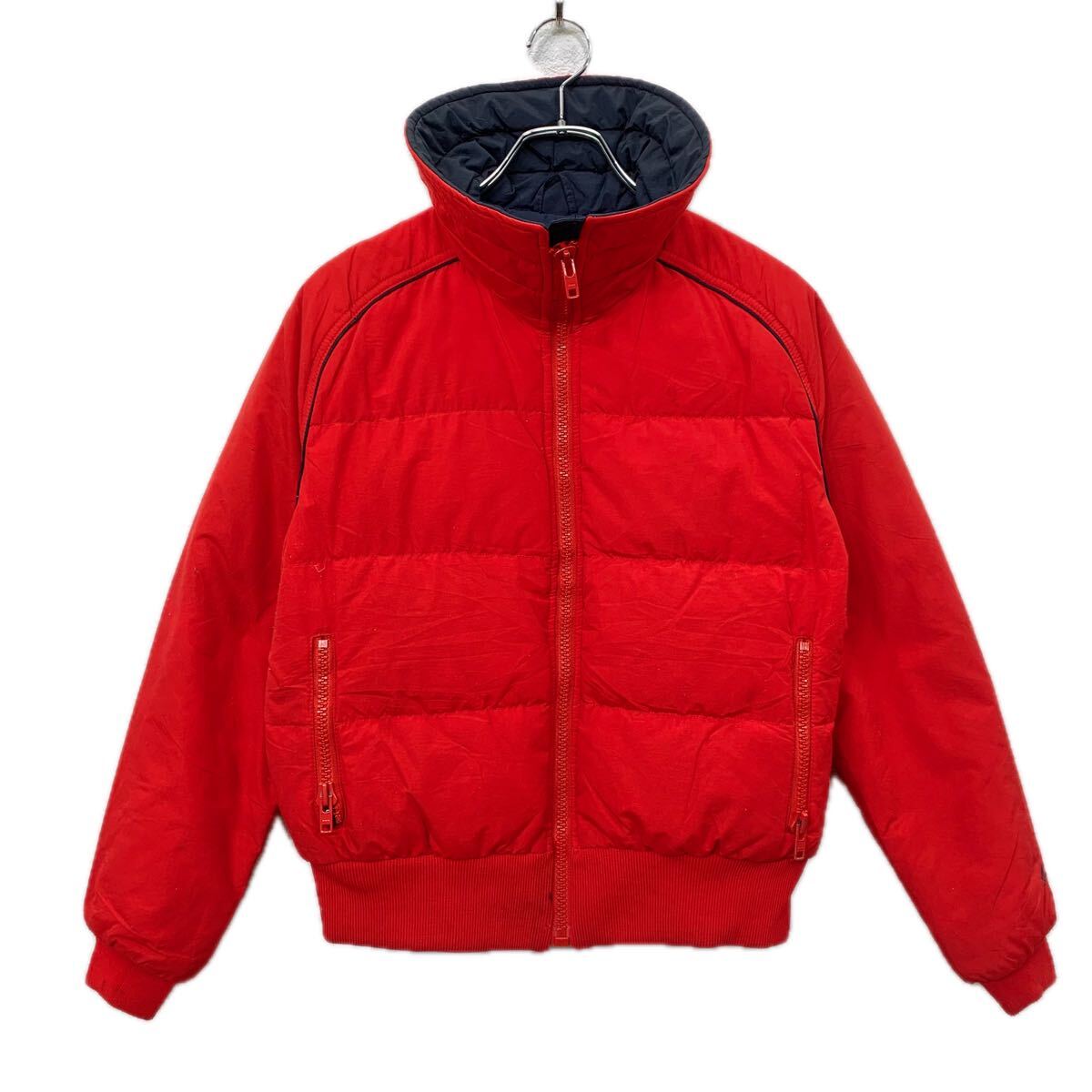 【中古】【古着】 80s-90s Robbe 中綿ジャケット M位 レッド ネイビー ロビー USA製 アメリカ製 冬物 a712-5378