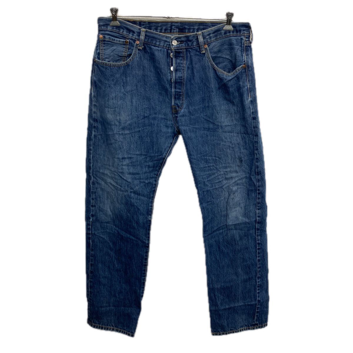 【中古】【古着】 Levi's 501 デニムパンツ ブルー リーバイス ジップアップ アメカジ ジーンズ デニム コットン ビッグサイズ 2512-266