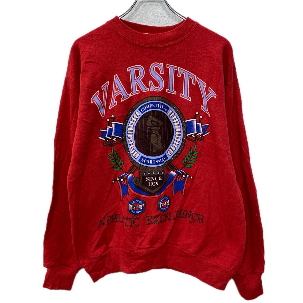 アメリカから輸入した古着になります。コンディションB特に目立つ汚れやダメージは見受けられません。サイズ表記サイズL実寸サイズ（cm）着丈 62肩幅 53身幅 55袖丈 58-----------------------------------※コンディション・ランクA-デッドストックや未使用に近い状態B-使用感はあるが綺麗な状態C-使用感があり多少の汚れがある状態D-使用感があり汚れや破れがある状態上記ランクは弊社基準でのランク付けとなります。あくまでも参考として頂き、詳細は画像をご確認の上、ご購入ください。また、見落としによる目立たない穴、ほつれ、破れ、汚れ等のダメージ品が混入している場合もございますことをご理解の上、ご購入をお願い致します。・保管上の折りジワと、ベール品によるシワはご容赦下さい。・状態に特に敏感な方のご入札はご遠慮下さい。※サイズ・表記サイズは商品に記載されているサイズです。・海外規格の為、基本的には大きめのサイズ感となりますが、詳細は実寸をご参照ください。・素人採寸の為、誤差についてはご容赦下さい。・着用感につきましては普段着用されているものとの実寸を比較して参考にされてください。※発送・佐川急便で発送します。・沖縄及び一部離島へはヤマト運輸で発送する場合があります【ご注意】・ご購入後はノークレーム＆ノーリターンにて、お願い致します。（返品は一切お受けできません。）・古着、usedの特性等を充分にご理解頂ける方のご購入に限らせて頂きます。 古着にご理解の無い方、状態に特に敏感な方のご購入はご遠慮下さい。・サイズ感につきましては普段着用されているものとの実寸を比較して参考にされてください。・できるだけ現物に近い色味をお伝えできるように気を付けておりますが、撮影環境や使用するモニターによっては、商品と画像に色誤差が生じますことをご了承ください。【営業について】誠に勝手ながら、土曜、日曜、祝日、年末年始、ゴールデンウィーク、お盆はお休みとさせて頂きます。また、お客様へのご対応時間は基本的には営業日の10:00〜17：00までになります。ご対応時間外や休業日にご落札いただいた商品や、ご質問など、頂いたご連絡への返信が滞る場合がございます。ご連絡、発送は休業明けより順次行っていきますのでご了承よろしくお願いいたします。20251211-0