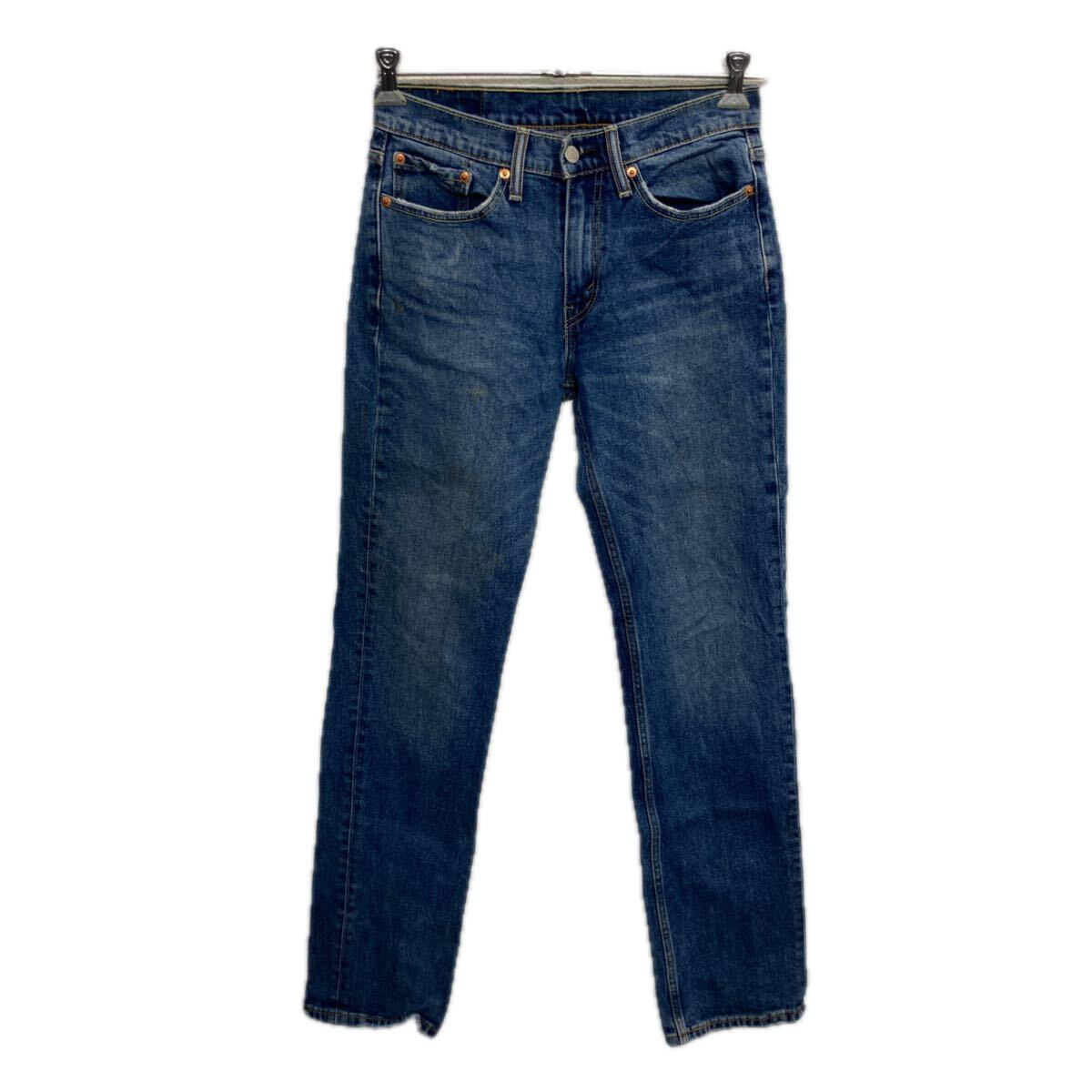 【中古】【古着】 Levi's 514 デニムパンツ W29 ブルー リーバイス ジップアップ アメカジ ジーンズ デニム コットン 2512-355