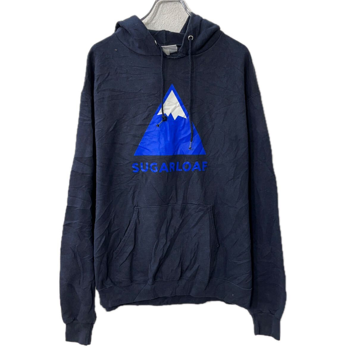 Champion プリントスウェット パーカー L ブラック チャンピオン フーディー プルオーバー トップス 秋物 a712-6368