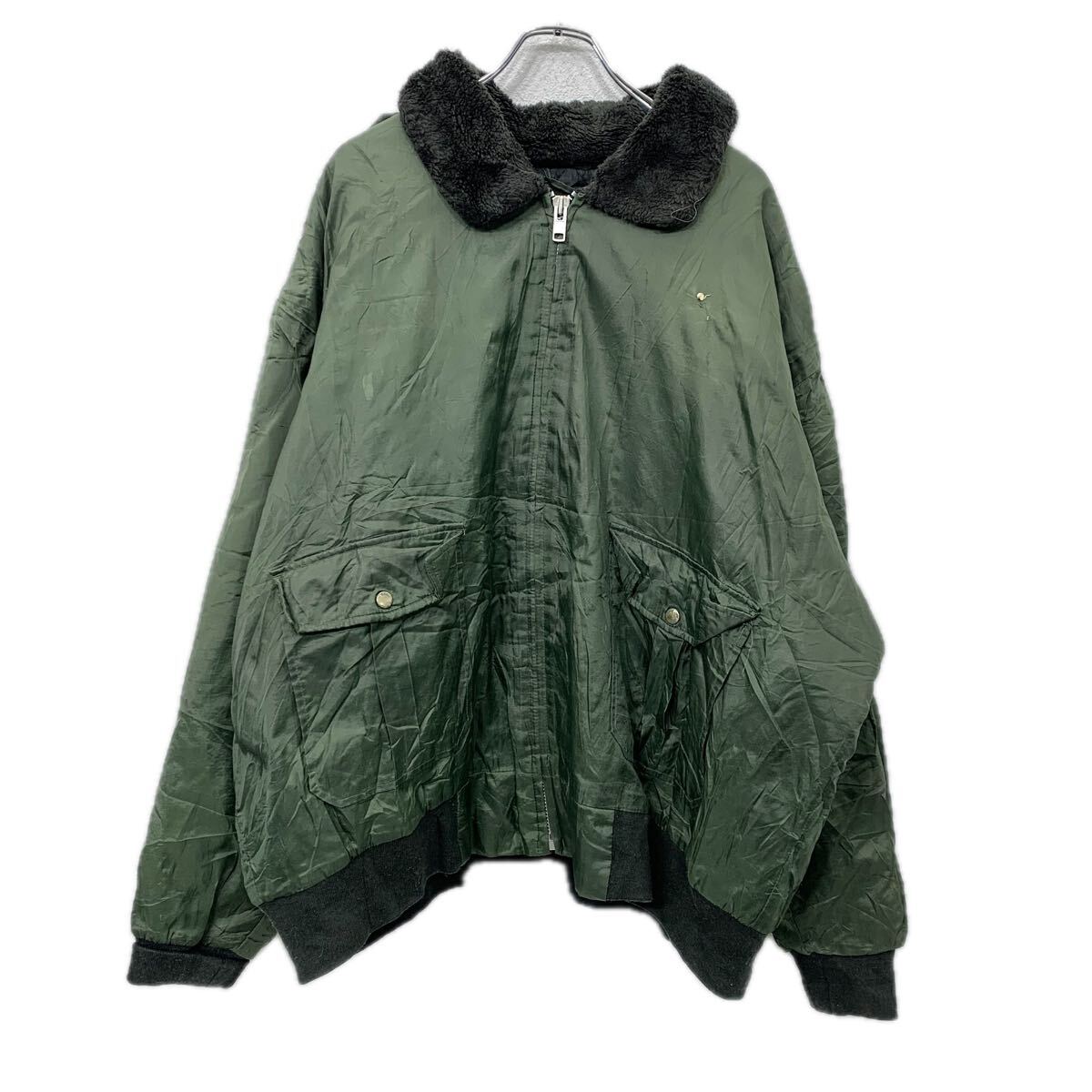 Rakuten - 【中古】【古着】 Law Pro 中綿ジャケット 3XL オリーブ ロープロ ミリタリーブルゾン 襟ボア 冬物 a712-6772