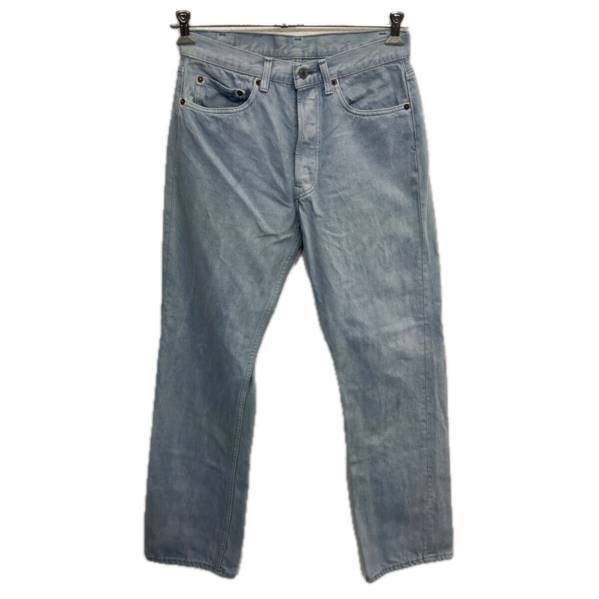 【中古】【古着】 Levi's 501 デニムパンツ W31 アイスブルー リーバイス ボタンフライ アメカジ ジーンズ デニム コットン 2512-502