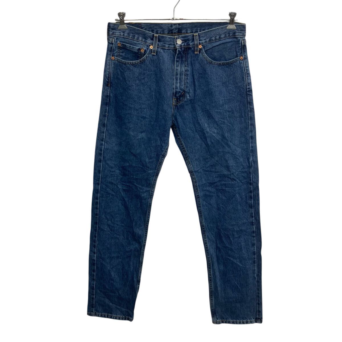 Rakuten - 【中古】【古着】 メキシコ製 Levi's 505 デニムパンツ W33 ブルー リーバイス ジップアップ アメカジ ジーンズ デニム コットン 2512-565