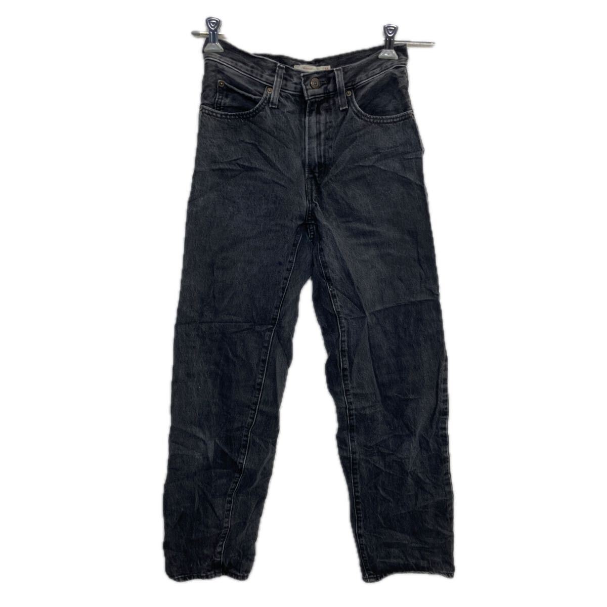 Rakuten - 【中古】【古着】 Levi's 510 デニムパンツ W24 ブラック リーバイス ジップアップ アメカジ ジーンズ デニム コットン 2601-117