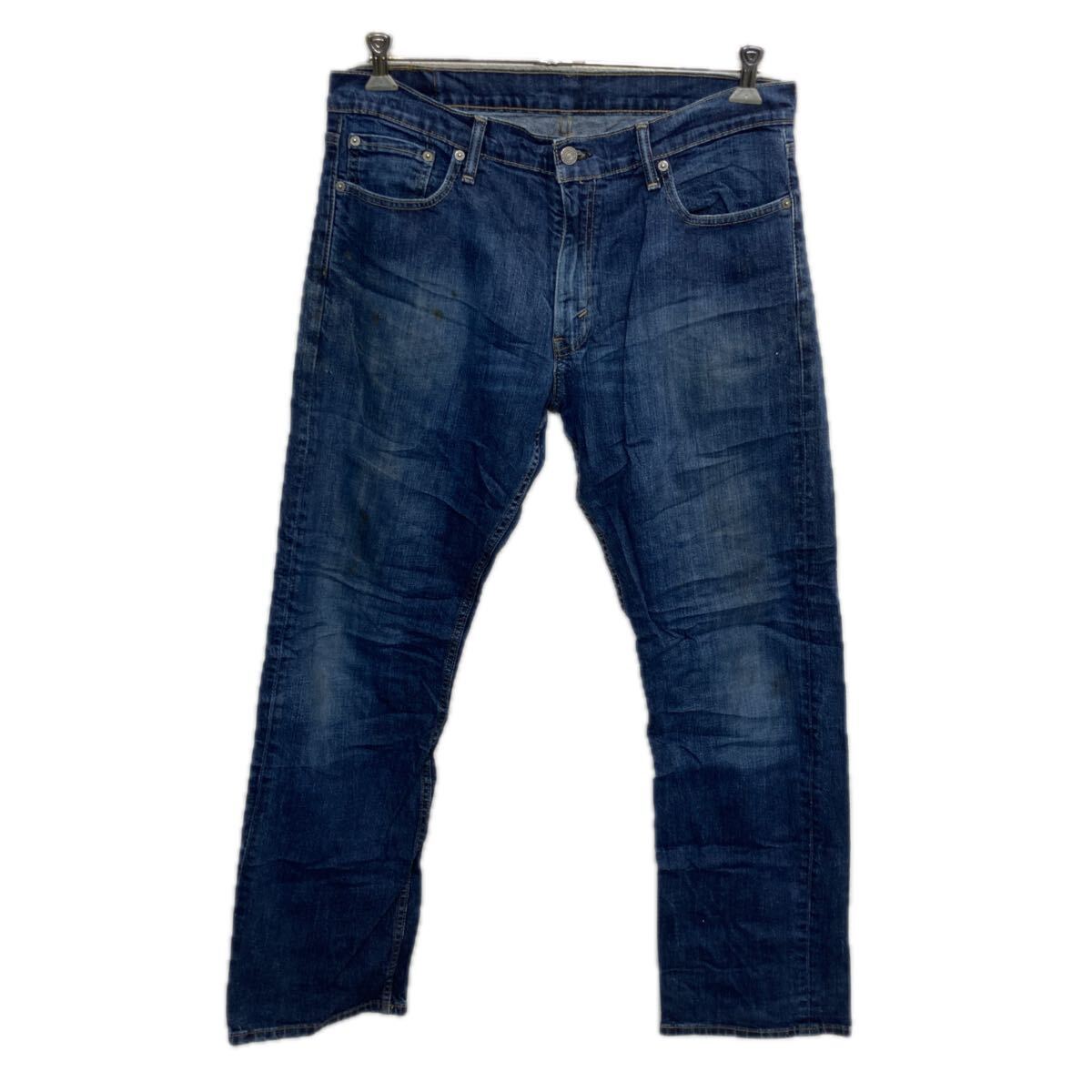 【中古】【古着】 Levi's 514 デニムパンツ W36 インディゴ リーバイス ジップアップ アメカジ ジーンズ デニム コットン 2601-130