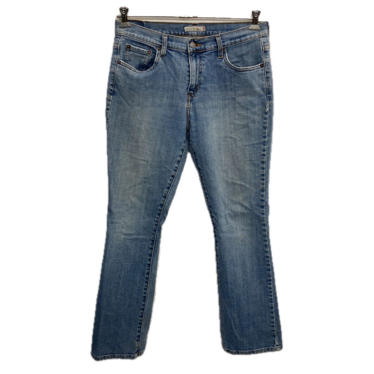 【中古】【古着】 Levi's 515 デニムパンツ 10 ライトブルー リーバイス ジップアップ アメカジ ジーンズ デニム コットン 2601-250