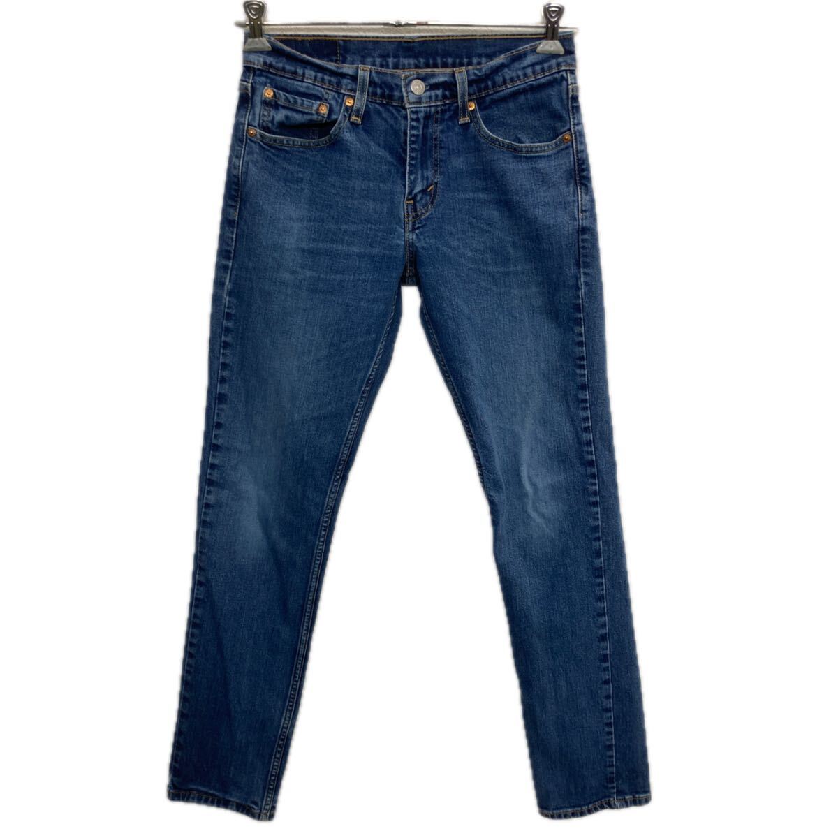 【中古】【古着】 Levi's 511 デニムパンツ W29 ブルー リーバイス ジップアップ アメカジ ジーンズ デニム コットン 2601-280