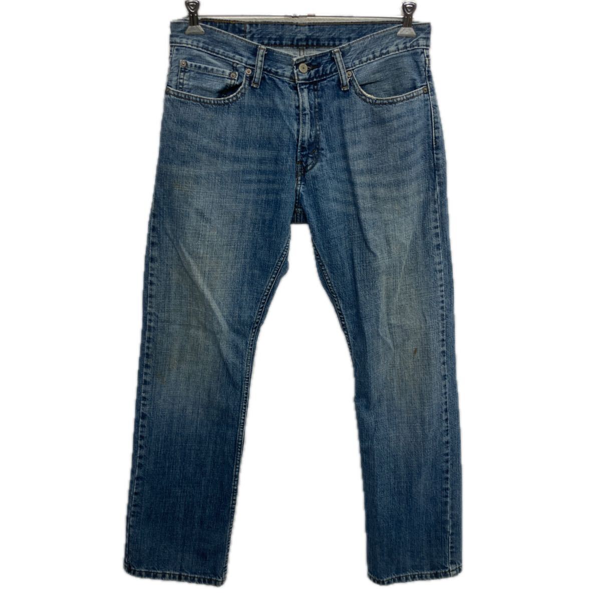 【中古】【古着】 Levi's 514 デニムパンツ W33 ブルー リーバイス ジップアップ アメカジ ジーンズ デニム コットン 2601-284