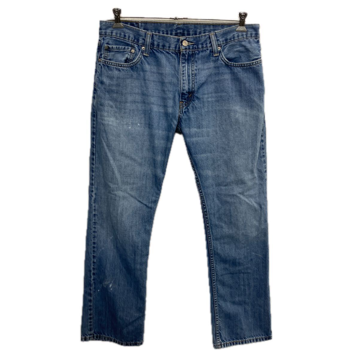 【中古】【古着】 Levi's 514 デニムパンツ W36 ライトブルー リーバイス ジップアップ アメカジ ジーンズ デニム コットン 2601-288
