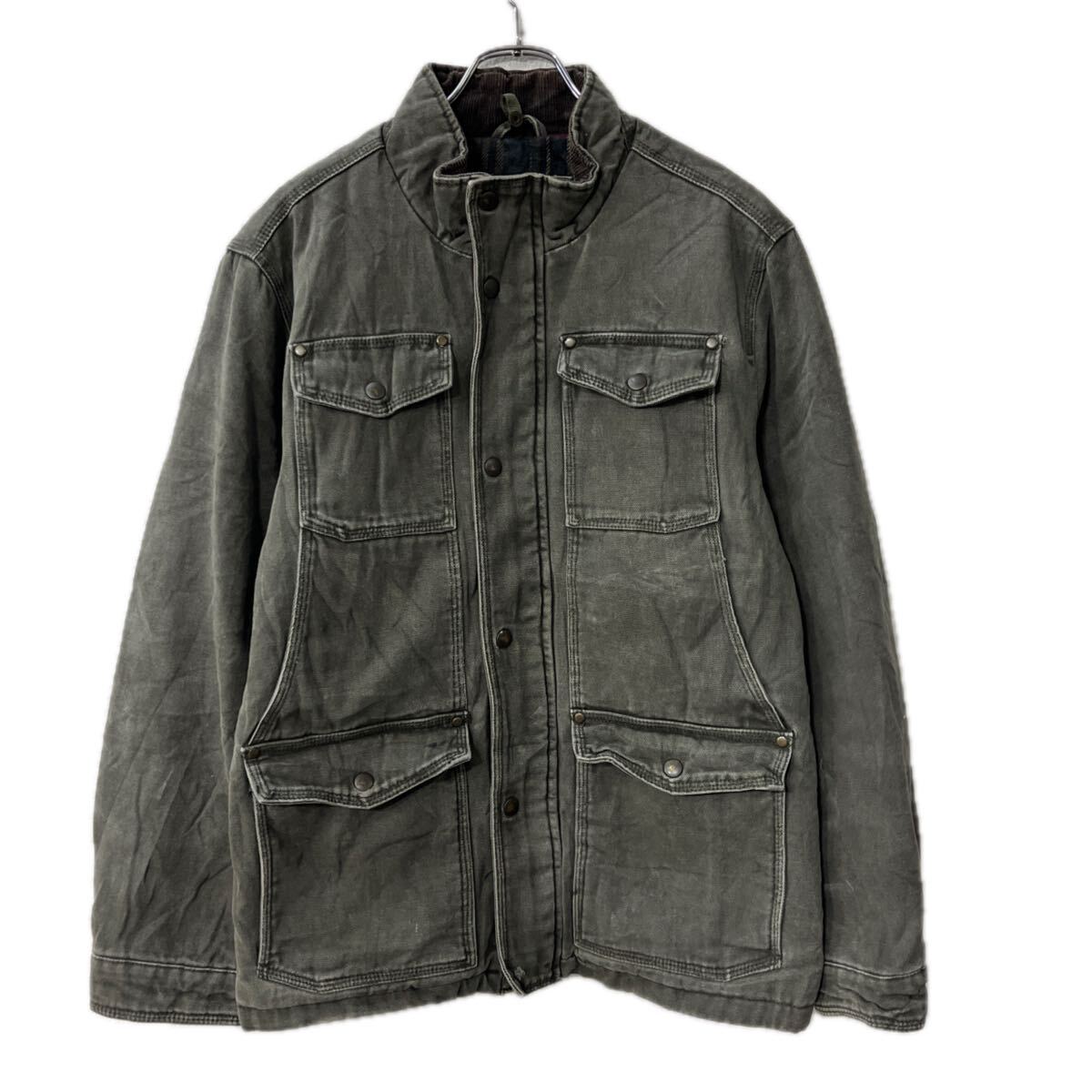 Rakuten - 【中古】【古着】 G.H.BASS & CO. ジャケット M カーキ系 ジップアップ スナップボタン 胸ポケット アウター 秋物 a801-5903