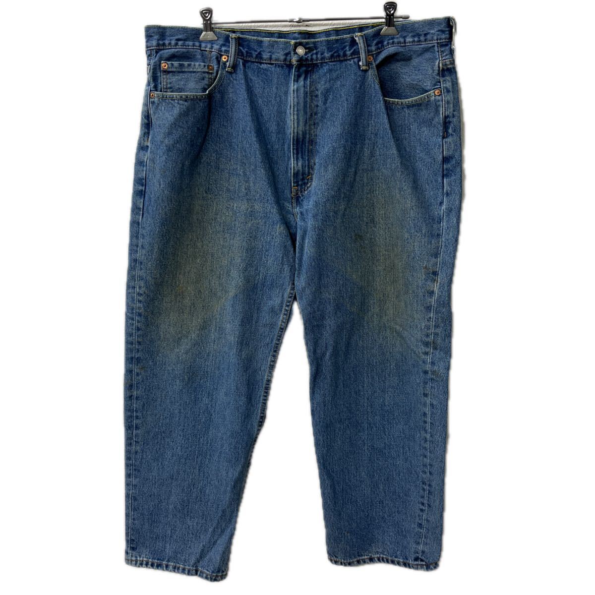 Rakuten - 【中古】【古着】 Levi's 550 デニムパンツ W44 ブルー リーバイス ビッグサイズ ジップアップ アメカジ ジーンズ デニム コットン 2601-425