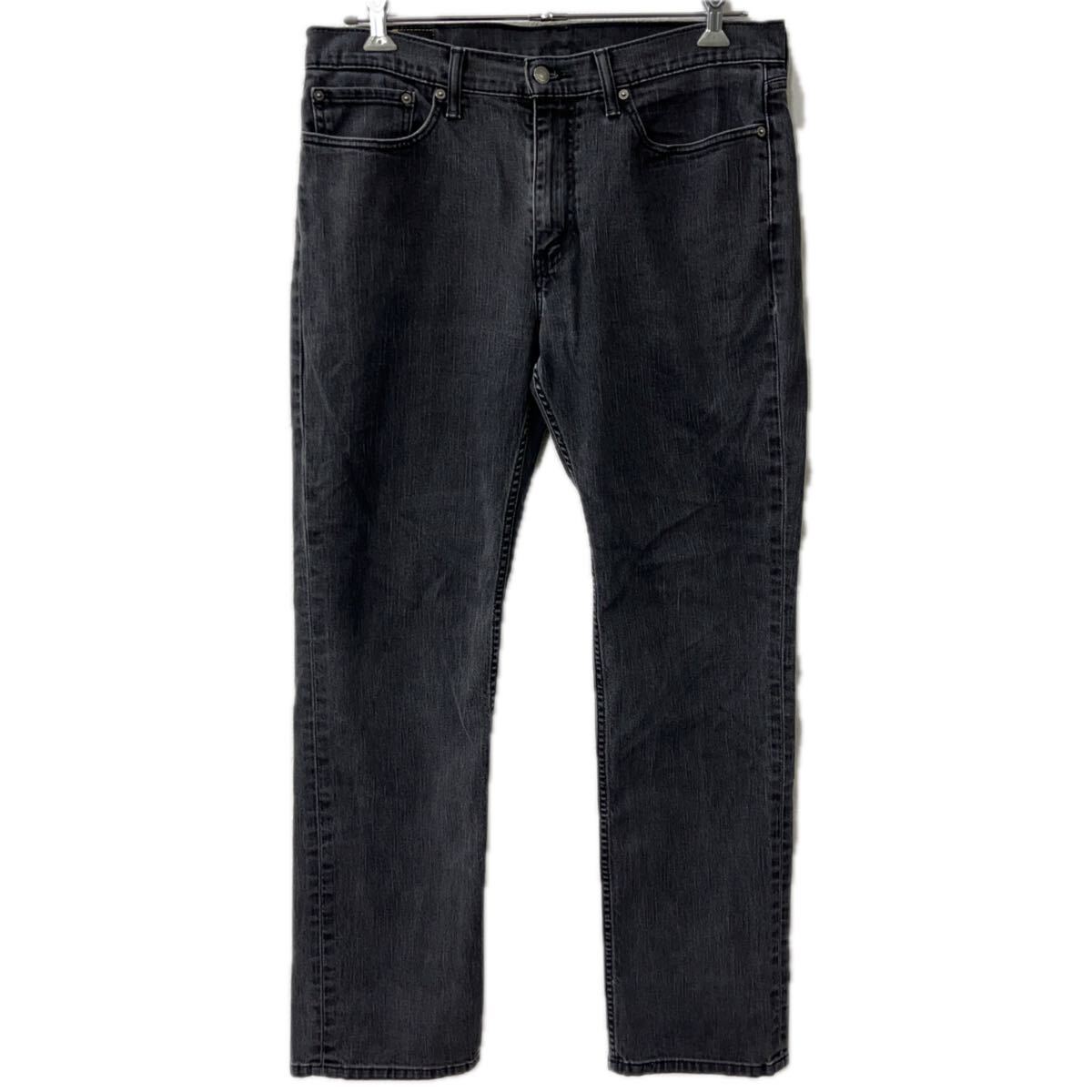 【中古】【古着】 Levi's 514 デニムパンツ W36 ブラック リーバイス ジップアップ アメカジ ジーンズ デニム 2601-447