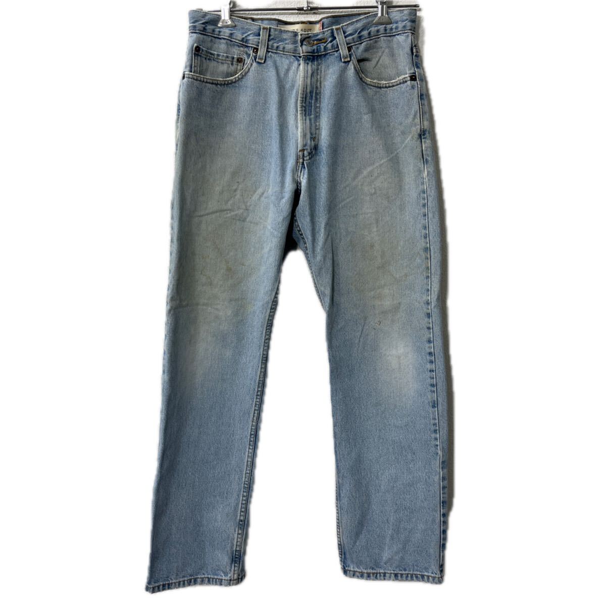 Rakuten - 【中古】【古着】 Levi's 505 デニムパンツ W34 ライトブルー リーバイス ジップアップ アメカジ ジーンズ デニム コットン 2601-485