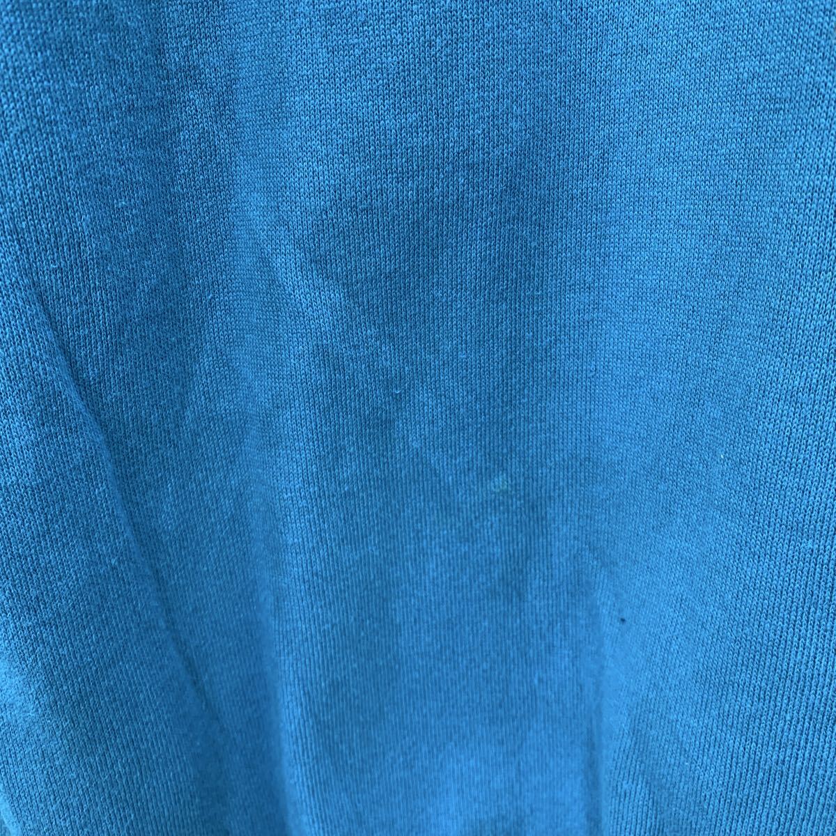 【中古】【古着】 USA製 Hanes 無地スウェット トレーナー L ブルー ヘインズ プルオーバー ラグラン 無地トレーナー スウェット アメリカ製 秋物 a801-6235