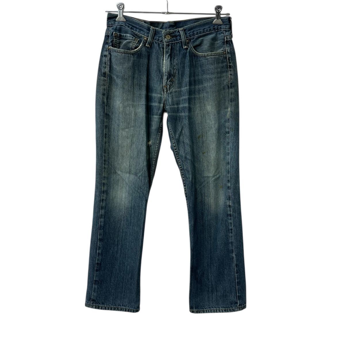 【中古】【古着】 Levi's 514 デニムパンツ W32 ブルー リーバイス ジップアップ アメカジ ジーンズ デニム コットン 2602-21