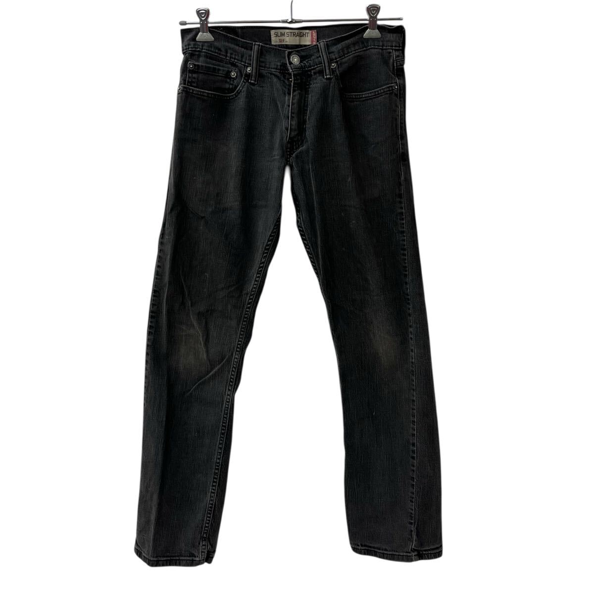 【中古】【古着】 Levi's 514 デニムパンツ W31 グレー リーバイス ジップアップ アメカジ ジーンズ デニム 2602-135