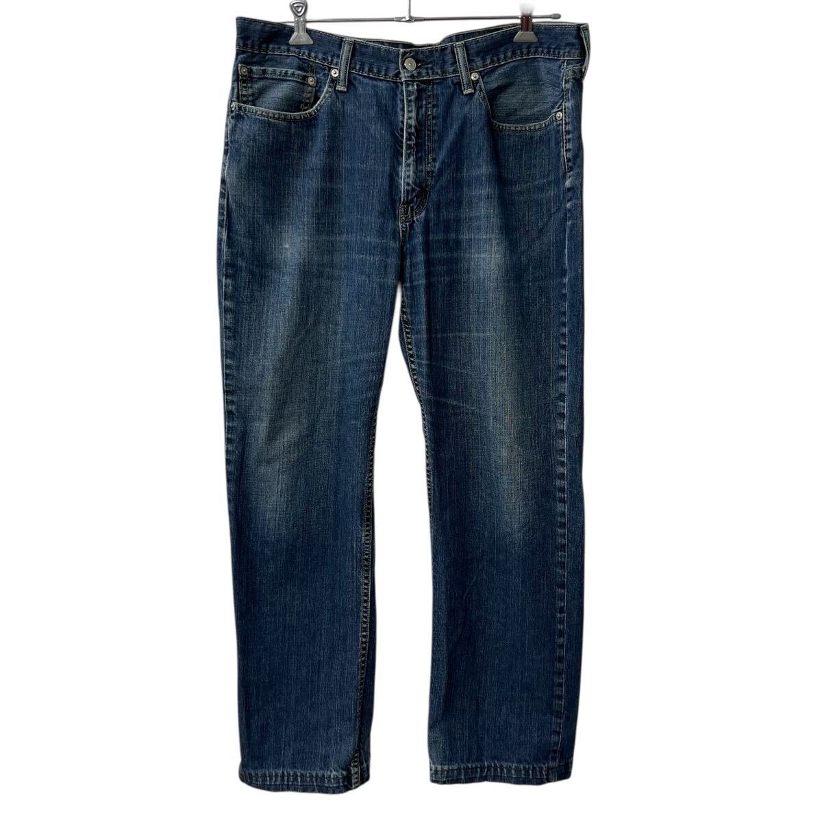 【中古】【古着】 Levi's 514 デニムパンツ W38 ブルー リーバイス ジップアップ アメカジ ジーンズ デニム 2602-136