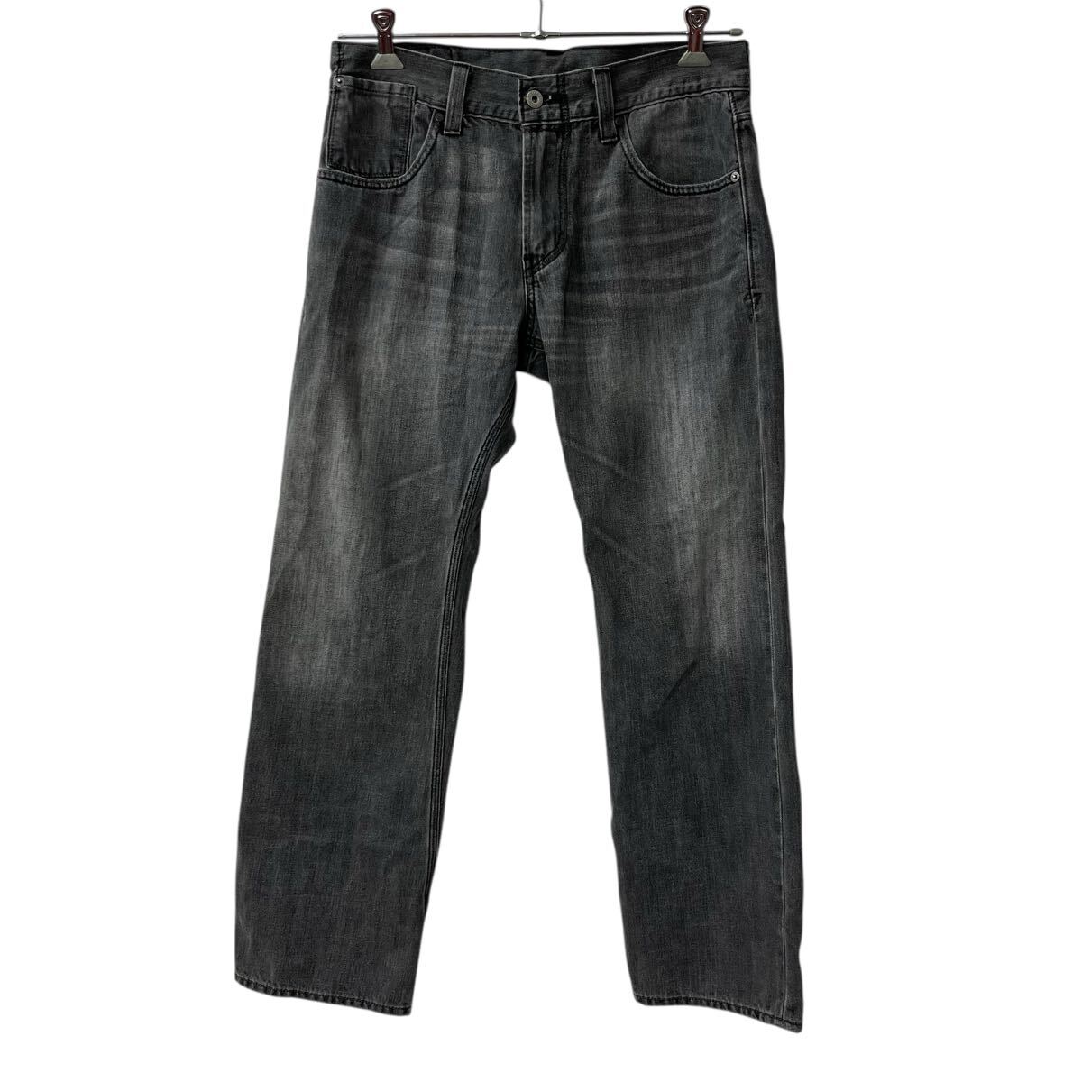【中古】【古着】 Levi's 514 デニムパンツ W32 グレー リーバイス ジップアップ アメカジ ジーンズ デニム 2602-138