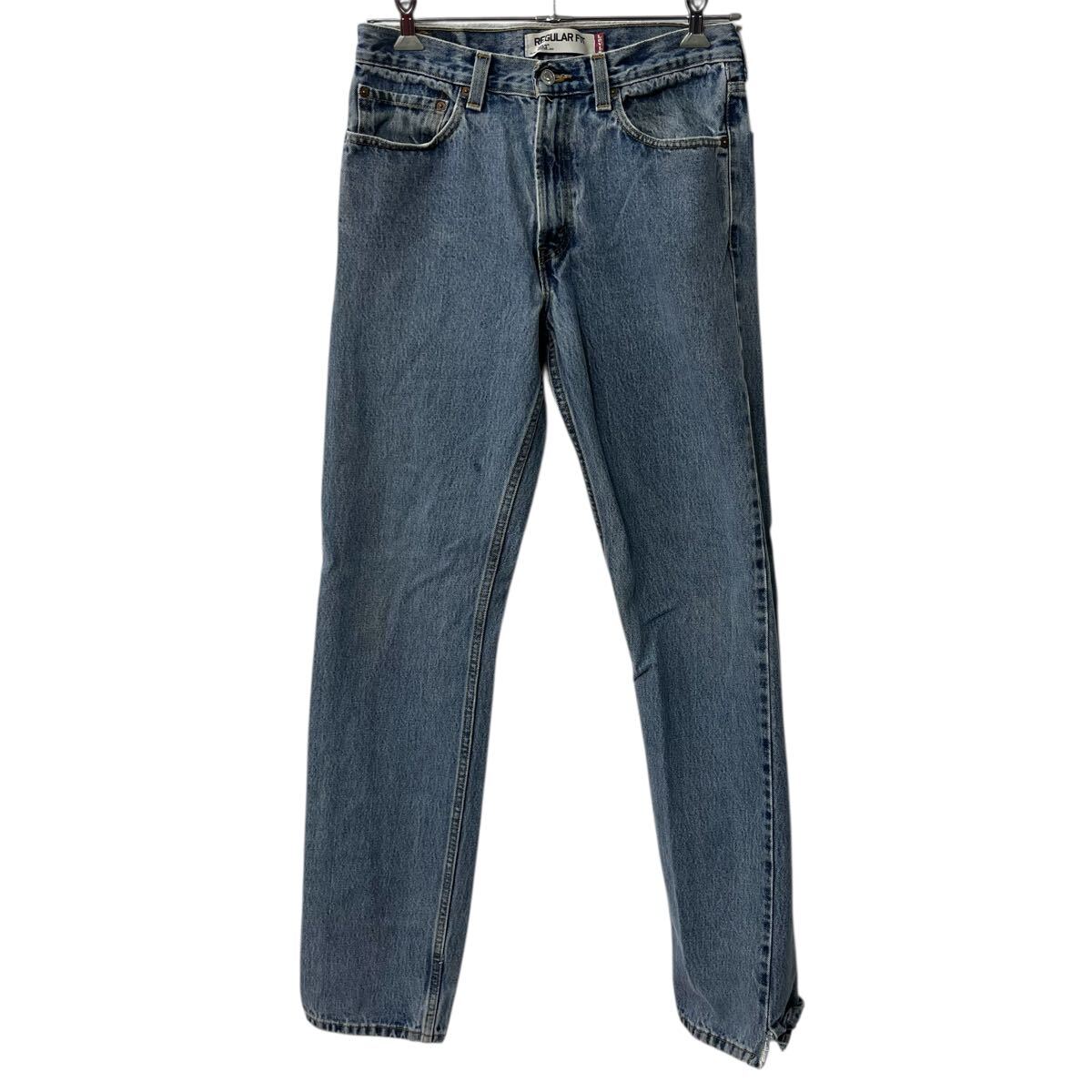 Rakuten - 【中古】【古着】 Levi's 505 デニムパンツ W32 ブルー リーバイス ジップアップ アメカジ ジーンズ デニム コットン 2602-155