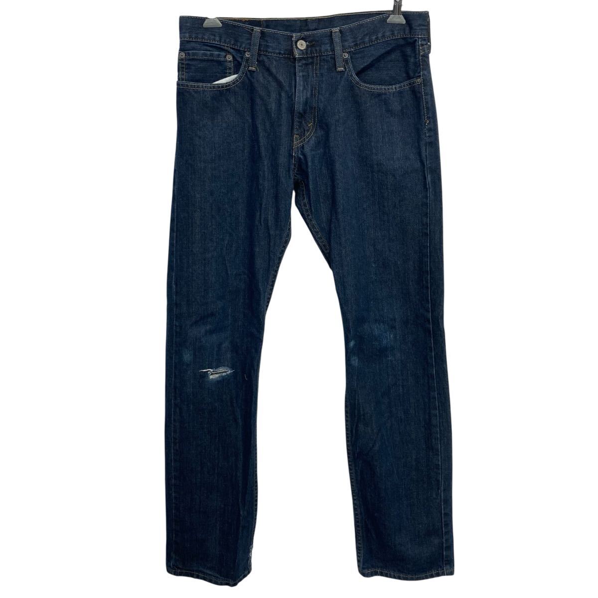 【中古】【古着】 Levi's 514 デニムパンツ W32 ブルー ジップアップ リーバイス ゴールデンサイズ アメカジ デニム ジーンズ 2602-206