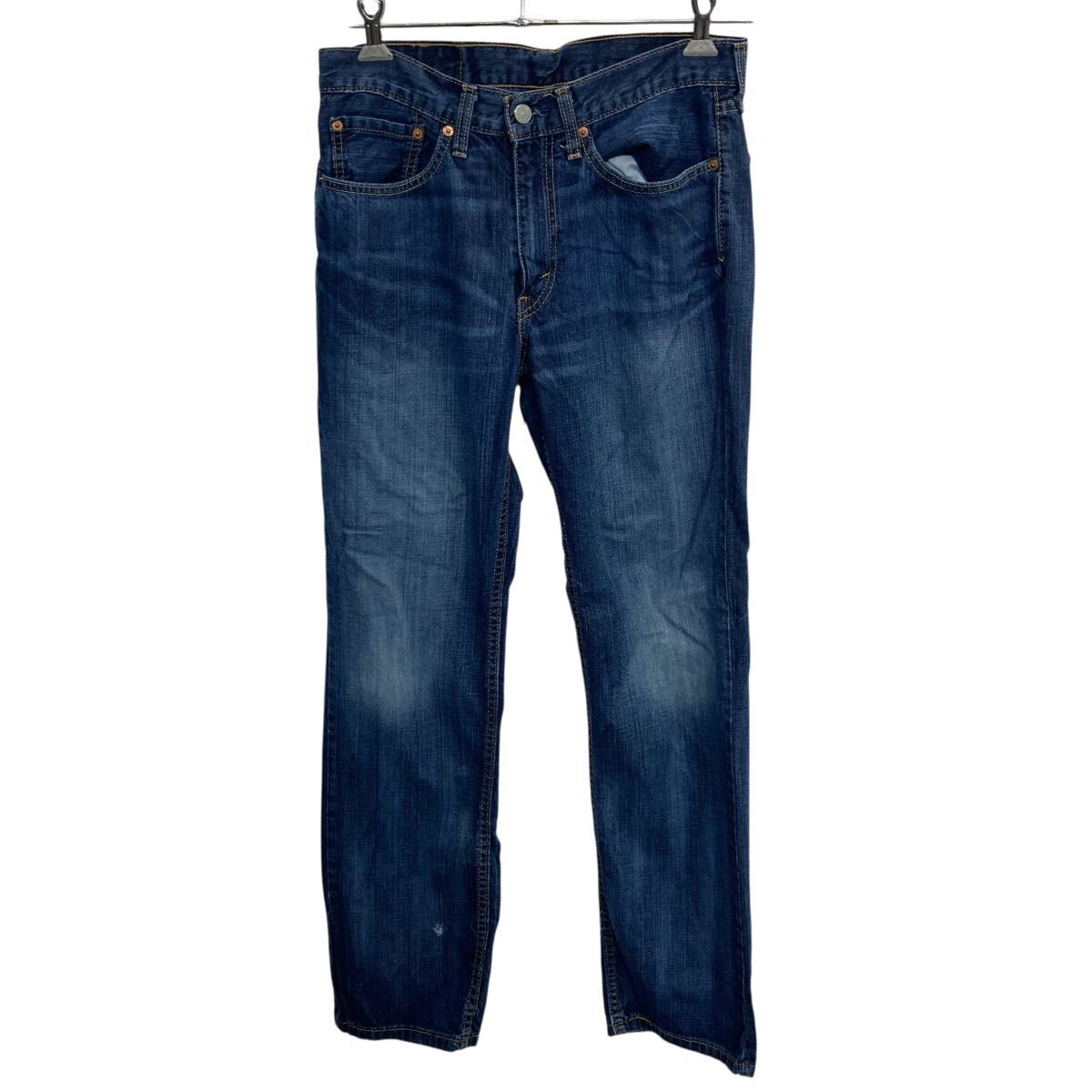【中古】【古着】 Levi's 514 デニムパンツ W31 ブルー ジップアップ リーバイス アメカジ デニム ジーンズ 2602-209